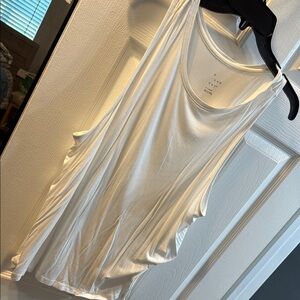 A New Day Cream Ruched Tank Top